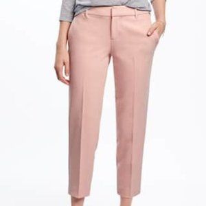 Pale Pink Mid-Rise Harper Ankle Pant for Women - Old Navy - Size 6